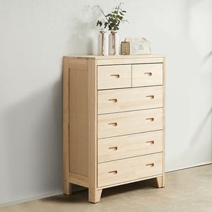 [에보니아] 에셔 뉴송 원목 6단 서랍장 800 드레스룸 아일랜드