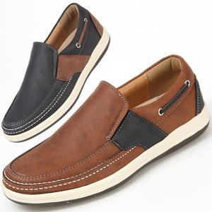 남성 보트슈즈 캐주얼화 가죽 로퍼 데크 빅사이즈신발