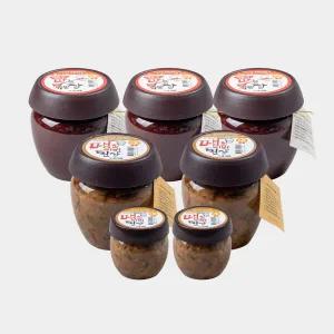 [한칼식품]단지2종 번들기획(땡초비빔된장 530g 2개+만능볶음장 530g 3개+땡초비빔된장130g 2개 무료증정)