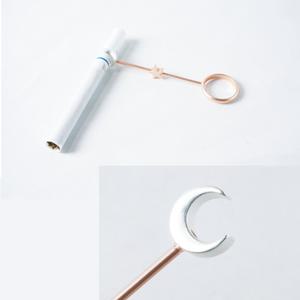 별과달 담배 홀더 손잡이 시가렛 담배대 파이프 냄새 제거 착색 방지 손가락 반지 링