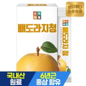 순수식품 배 도라지청 스틱 30포x1박스 도라지배청
