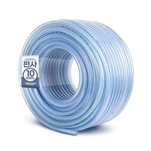 편사호스 10x90 물호수 투명호스 가정용 공업용 정원