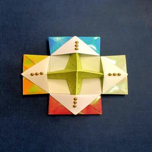 우주선 팽이 종이접기패키지 만들기