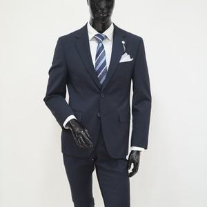 트루젠 남자 정장 봄 가을 간절기 울 모직 수트 결혼 면접 출근 양복 남성 구김없는 스판 정장세트 네이비 E5430