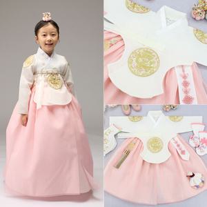 어깨용보 아이당의 날개산호 - 국산 고급 여아한복 유아 백일 돌복 아동한복