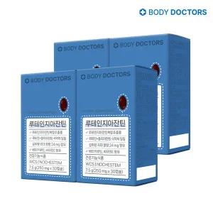 [바디닥터스] 루테인지아잔틴 30캡슐 x 4박스 / 눈 건강 최대함량 24mg 함유식물성