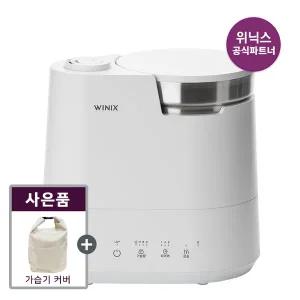 [위닉스][공식파트너] 위닉스 올바른 가습기 WL3M400-KWK 스테인리스 화이트 + 가습기커버증정