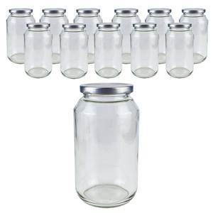 잼병 수제청 과일청 유리병  H-1000 12개 1BOX