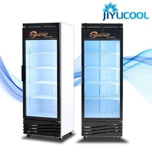 프리탑 업소용 냉동고 FT-470DFS 직냉 전면블랙 주류 소주 수직형 냉동 쇼케이스