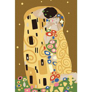 [아트조이]키스 (캔버스) (이젤) 명화그리기 10x15 (퍼즐사랑)