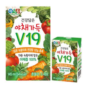 정식품 야채가득 V19 145ml x 24팩