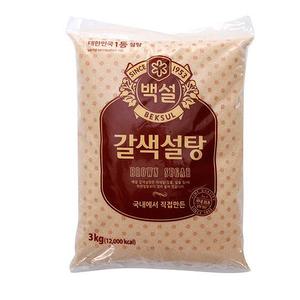 백설 갈색설탕 3kg