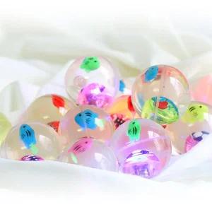 LED 물고기 워터볼 탱탱볼 불빛공 고무공 공놀이