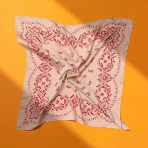 갤러리아 RECLOW HAILF DROP 스카프 RED