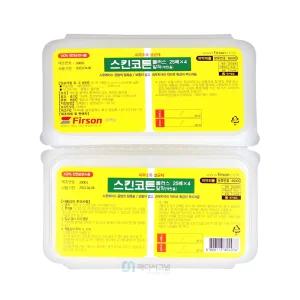 퍼슨 스킨코튼 플러스 알파 벌크 100매 1통 알콜스왑(순면)