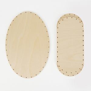 타원형 자작나무 라탄합판 (낱개)/3size