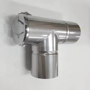 100mm 캡티(실내청소용) /스텐연통 화목난로 연도 파이