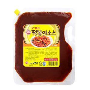 오뚜기 오쉐프 떡볶이 소스 스파우트팩 2kg