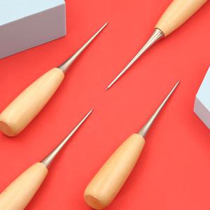 나무 송곳 마크라메 라탄 재료 가죽 공예 바늘 ss410