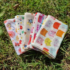 해피339캐릭터 손수건 어린이집 유치원  뽀빠이 올리브 숲속 로보트 서커스 캠핑카