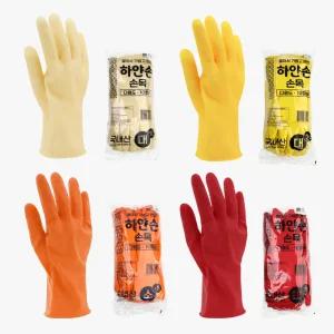 하얀손 미니 10켤레 라텍스 고무장갑
