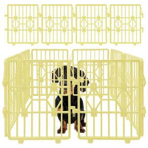 내품애 강아지 울타리 펜스 철장 아이보리 8p