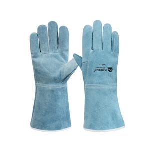 카멜로 알곤 미그 용접 작업 장갑 캠핑 화로대 바베큐 물림방지 가시 가죽 장갑 905-L