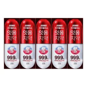 애경 2080 진지발리스 치약 오리지날 120g X 5개