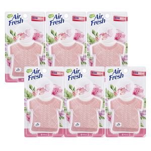 에어후레쉬 옷장용 방향소취제 부드러운 후로랄향 32g x6개