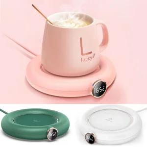 온열 머그워머 컵워머 3단온도조절 USB 보온 컵받침대 LCD온도표시 머그인덕션 M306