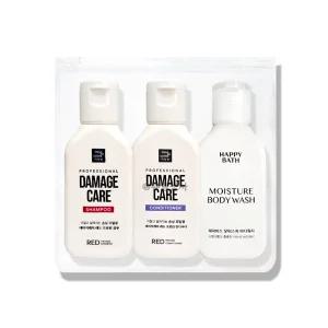 아모레 미쟝센 3종 여행용 세트 x 1개 / 트래블 키트 일회용 세면도구 휴대용