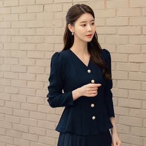 [시크라인] 레지나 페플럼 블라우스