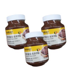 노브랜드 헤이즐넛 초코크림 400g x 3개 벨기에산 초코스프레드잼