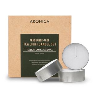 아로니카 무향 티라이트 9P 아로마워머 오일버너용 미니 양초