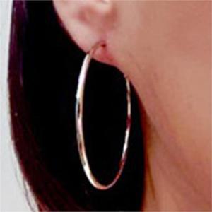 여자 미니멀리즘 베이직 링 큰사이즈 이어링