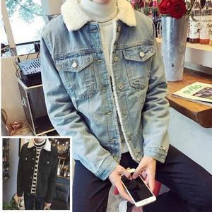 [드림HS몰] 남성 양털 겨울 데님 점퍼 청자켓