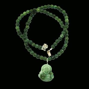 달마목걸이/ 불교용품/ 비취 달마 목걸이