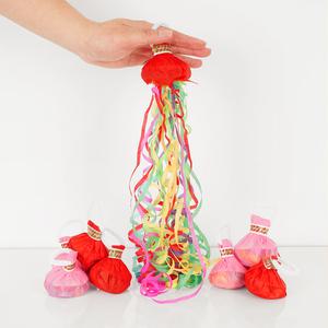 리본 줄 폭죽 (컬러) 축포 축하 웨딩