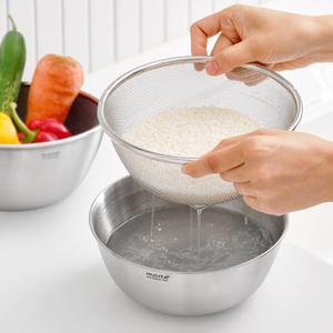 [리본제이]무디타 올스텐 믹싱볼 & 채반 2종 세트 19cm (소/1600ml)