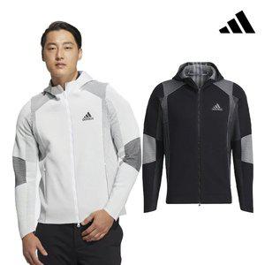 [아디다스골프]아디다스 남성 스테이트먼트 프라임니트 후드 자켓 바람막이 아우터 HB3591