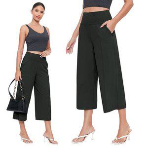 [버블라임] 포켓 7부 와이드 요가팬츠 C11