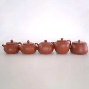 고원 자사호 5종 미니 보이차 주전자 중국 전통 다관
