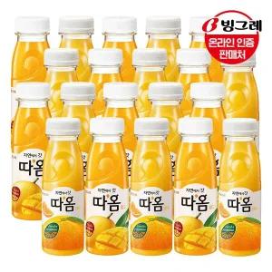갤러리아 빙그레 따옴 주스 235ml 오렌지10병+애플망고10병