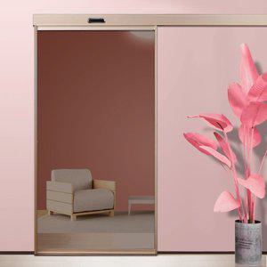 [신세계몰]원슬라이딩 자동 중문 오픈형+브론즈유리 현관 아파트 인테리어 자동문