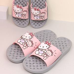 산리오 헬로키티 물빠짐이좋은 라탄 EVA 어린이욕실화