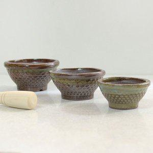 [라이프스토리]도자기절구 깨갈이세트 소 깨소금 미니절구통