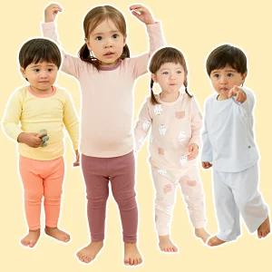 5+1 베베라온 아기 메쉬 7부 내복 신생아 메쉬 긴팔 내의 유아 실내복 간절기 아동 상하복