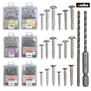 5-1 유니카 논프라피스 냄비 4x25 10개 소량 일본 타일 나사 못 