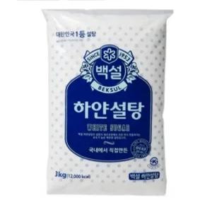 백설 하얀설탕 3kg 1개
