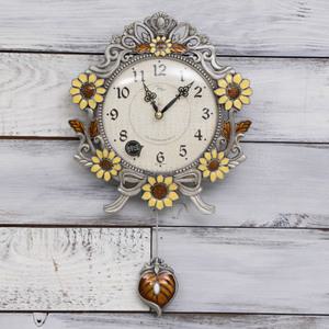 [롯데백화점]데일리데코 데일리데코 루네 해바라기 엔틱 무소음 추 벽시계